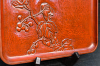 お花の絵柄が風流な味わい深いお盆 DC5848abc 在庫(a:0 b:0 c:0)枚