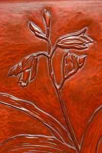 お花の絵柄が風流な味わい深いお盆 DC5848abc 在庫(a:0 b:0 c:0)枚