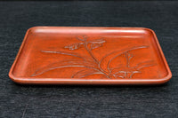 お花の絵柄が風流な味わい深いお盆 DC5848abc 在庫(a:0 b:0 c:0)枚