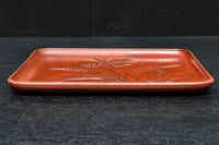 お花の絵柄が風流な味わい深いお盆 DC5848abc 在庫(a:0 b:0 c:0)枚