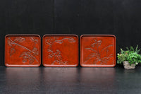 お花の絵柄が風流な味わい深いお盆 DC5848abc 在庫(a:0 b:0 c:0)枚