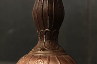 涼し気なステンドグラスにトンボ柄が馴染むスタンドライト DC5924