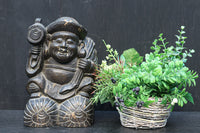 朗らかに微笑む大きな大黒様の置物 DC5948