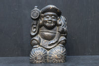 朗らかに微笑む大きな大黒様の置物 DC5948