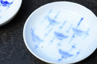 竹雀の絵柄が可愛らしい小皿 DC6020 在庫22枚