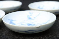 竹雀の絵柄が可愛らしい小皿 DC6020 在庫22枚