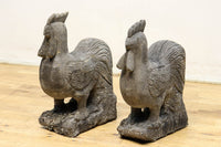 Chicken stone statue set DC6065