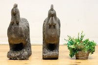Chicken stone statue set DC6065
