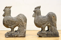 Chicken stone statue set DC6065