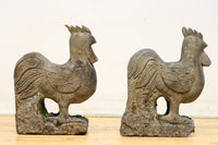 Chicken stone statue set DC6065