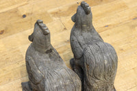 Chicken stone statue set DC6065