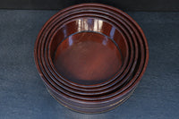 艶やかな朱漆の五つ重ね切り溜 DC6121 在庫5個一組