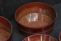 艶やかな朱漆の五つ重ね切り溜 DC6121 在庫5個一組