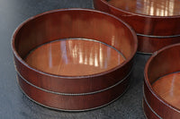 艶やかな朱漆の五つ重ね切り溜 DC6121 在庫5個一組