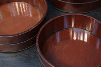 艶やかな朱漆の五つ重ね切り溜 DC6121 在庫5個一組