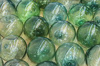 気泡を含んだガラスの浮き玉 DC6136 在庫52個