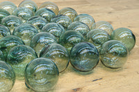 気泡を含んだガラスの浮き玉 DC6136 在庫52個