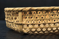 丁寧に編み込まれた縁のある丸ザル DC6215 在庫2個