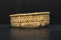 丁寧に編み込まれた縁のある丸ザル DC6215 在庫2個