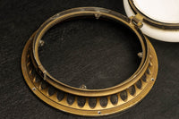 レトロ感のある金具フレームがお洒落なフロアー灯 DC6241b