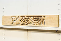 Wooden phoenix carving ornament DC6376