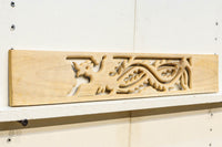 Wooden phoenix carving ornament DC6376