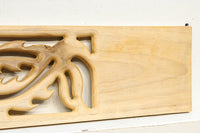 Wooden phoenix carving ornament DC6376