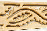 Wooden phoenix carving ornament DC6376