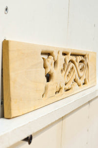 Wooden phoenix carving ornament DC6376