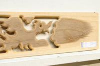 Wooden phoenix carving ornament DC6376