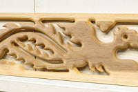 Wooden phoenix carving ornament DC6376
