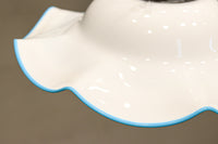 フリル縁が淡いブルーで可愛らしい電笠 DC6430