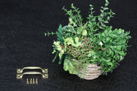 時代感のある黄金色の持ち手金具(ネジ付き) DC6448 在庫2個1組x21個