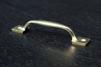 時代感のある黄金色の持ち手金具(ネジ付き) DC6448 在庫2個1組x21個