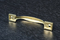 時代感のある黄金色の持ち手金具(ネジ付き) DC6448 在庫2個1組x21個