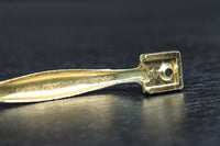 時代感のある黄金色の持ち手金具(ネジ付き) DC6448 在庫2個1組x21個