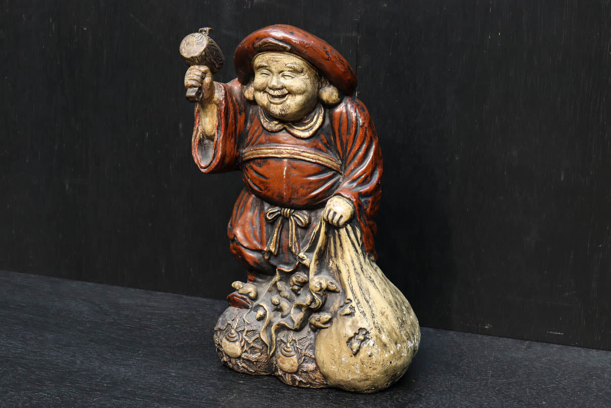 大黒様？鋳物 楽天市場】置物 大黒天さま 青銅製 五八PRODUCTS 讃岐鋳造品 原銅像