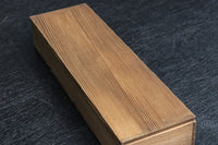 美しい風合いをした蓋付きの木箱 DC6534