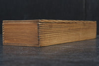 美しい風合いをした蓋付きの木箱 DC6534