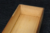 美しい風合いをした蓋付きの木箱 DC6534