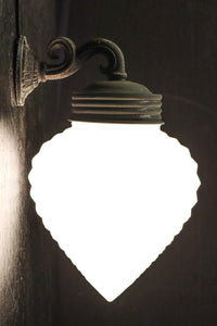 稀少‼ お洒落なプレスガラスのブラケット DC6615