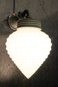 稀少‼ お洒落なプレスガラスのブラケット DC6615