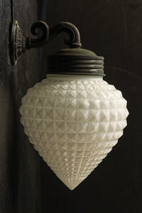 稀少‼ お洒落なプレスガラスのブラケット DC6615