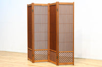 縦繁と七宝装飾の品のある四つ折り衝立 DC6641