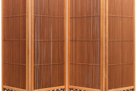 縦繁と七宝装飾の品のある四つ折り衝立 DC6641