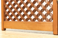 縦繁と七宝装飾の品のある四つ折り衝立 DC6641