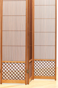 縦繁と七宝装飾の品のある四つ折り衝立 DC6641