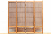 縦繁と七宝装飾の品のある四つ折り衝立 DC6641