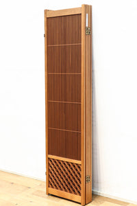 縦繁と七宝装飾の品のある四つ折り衝立 DC6641