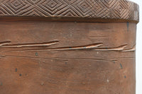 Unglazed ceramic jar DC6669